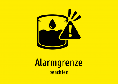 Alarmgrenze - beachten