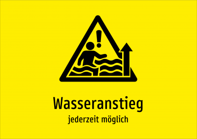 Wasseranstieg - jederzeit möglich