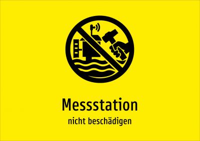 Messstation - nicht beschädigen
