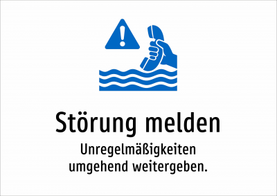 Störung melden - Unregelmäßigkeiten umgehend weitergeben.