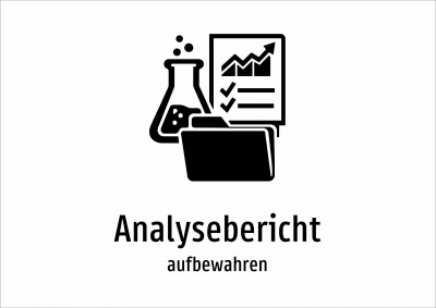 Analysebericht - aufbewahren