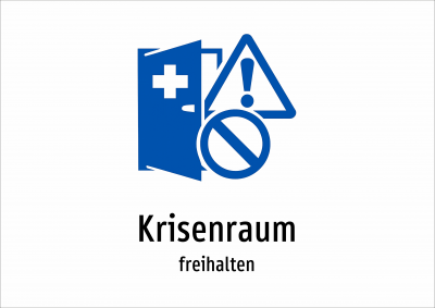 Krisenraum - freihalten