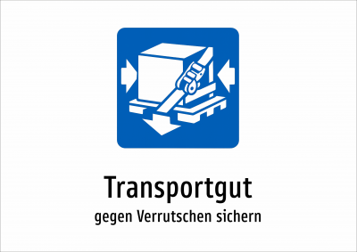 Transportgut - gegen Verrutschen sichern