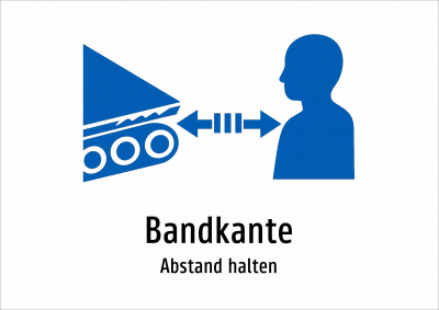Bandkante - Abstand halten