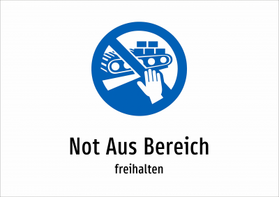 Not Aus Bereich - freihalten