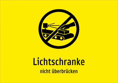 Lichtschranke - nicht überbrücken