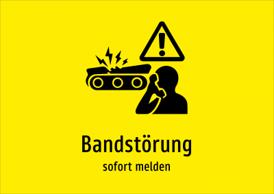 Bandstörung - sofort melden