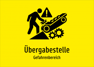 Übergabestelle - Gefahrenbereich