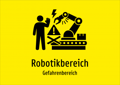 Robotikbereich - Gefahrenbereich