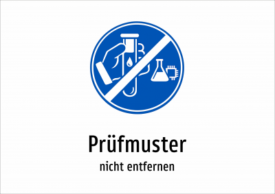 Prüfmuster - nicht entfernen
