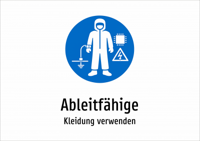 Ableitfähige - Kleidung verwenden
