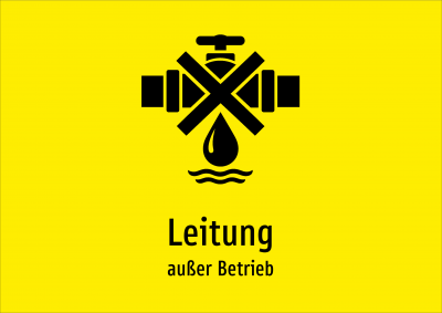 Leitung - außer Betrieb