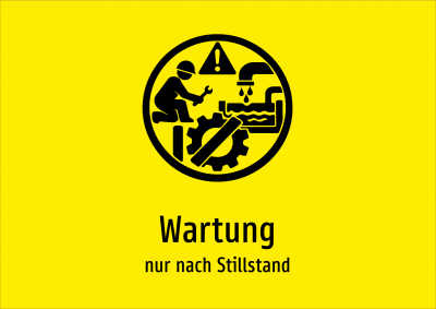 Wartung - nur nach Stillstand