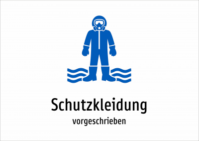 Schutzkleidung - vorgeschrieben