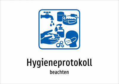 Hygieneprotokoll - beachten