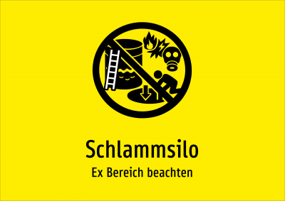 Schlammsilo - Ex Bereich beachten