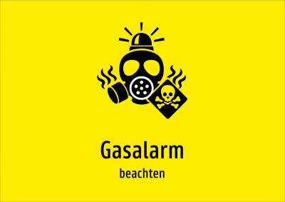 Gasalarm - beachten