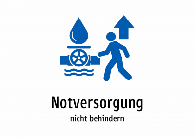 Notversorgung - nicht behindern