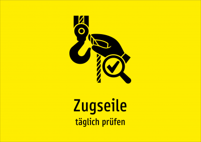 Zugseile - täglich prüfen