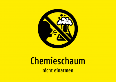 Chemieschaum - nicht einatmen