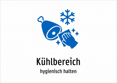 Kühlbereich - hygienisch halten
