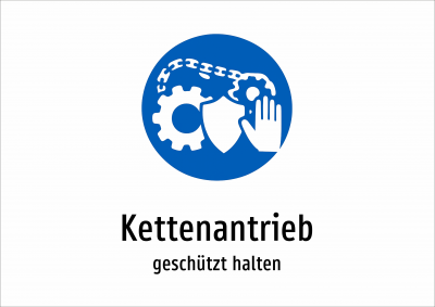 Kettenantrieb - geschützt halten