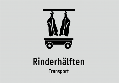Rinderhälften - Transport