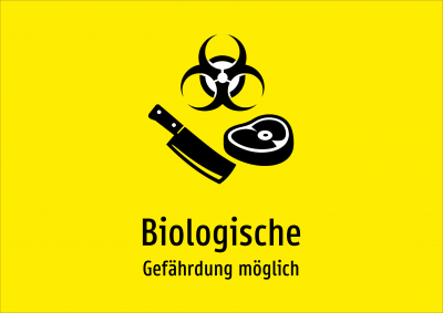 Biologische - Gefährdung möglich