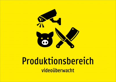Produktionsbereich - videoüberwacht
