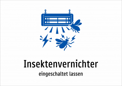 Insektenvernichter - eingeschaltet lassen
