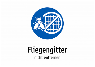 Fliegengitter - nicht entfernen