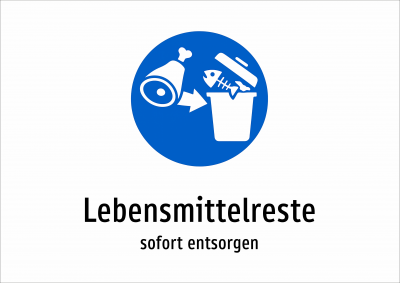 Lebensmittelreste - sofort entsorgen