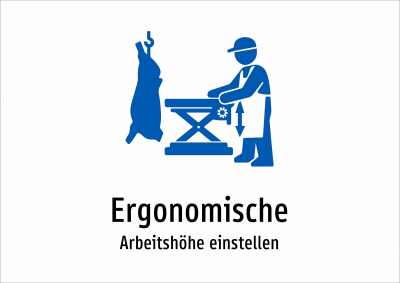 Ergonomische - Arbeitshöhe einstellen