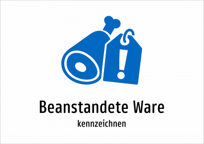 Beanstandete Ware - kennzeichnen