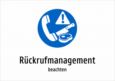 Rückrufmanagement - beachten