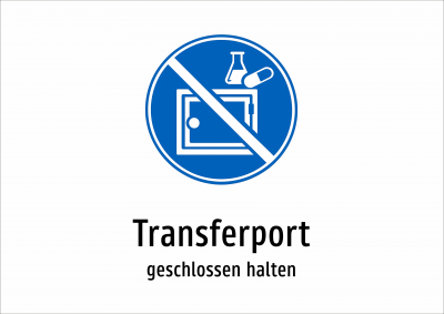Transferport - geschlossen halten