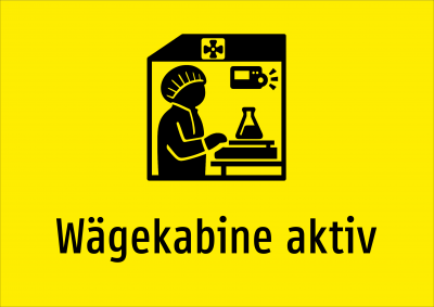 Wägekabine aktiv