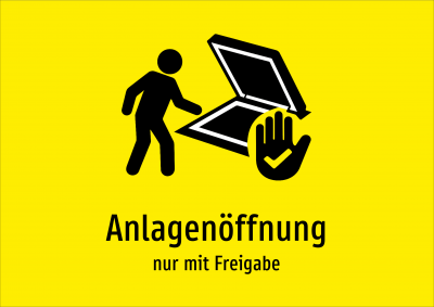 Anlagenöffnung - nur mit Freigabe