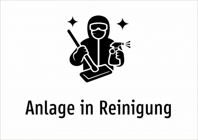 Anlage in Reinigung