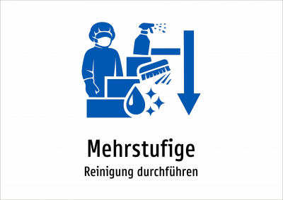 Mehrstufige - Reinigung durchführen
