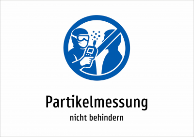 Partikelmessung - nicht behindern