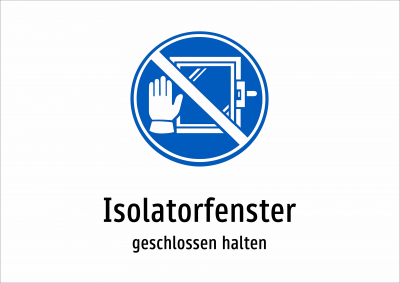 Isolatorfenster - geschlossen halten