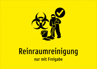 Reinraumreinigung - nur mit Freigabe