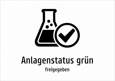 Anlagenstatus grün - freigegeben