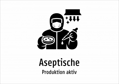 Aseptische - Produktion aktiv