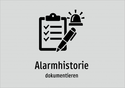 Alarmhistorie - dokumentieren