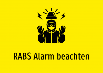 RABS Alarm beachten