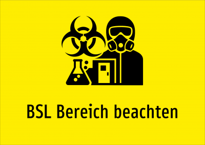 BSL Bereich beachten