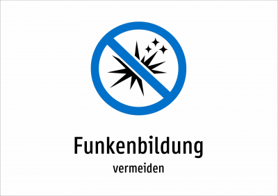 Funkenbildung - vermeiden