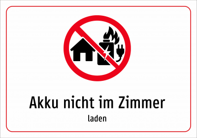 Akku nicht im Zimmer - laden